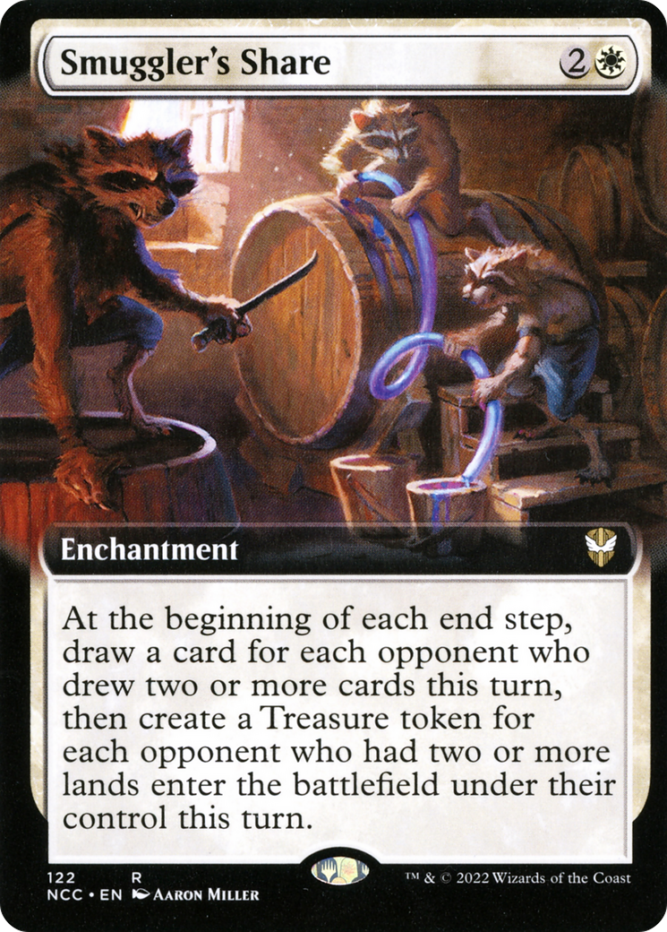 {R} Smuggler's Share (Extended Art) [Streets of New Capenna Commander][NCC 122]