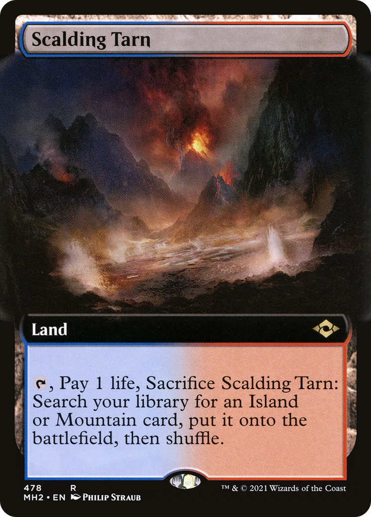 {R} Scalding Tarn (Extended Art) [Modern Horizons 2][MH2 478]