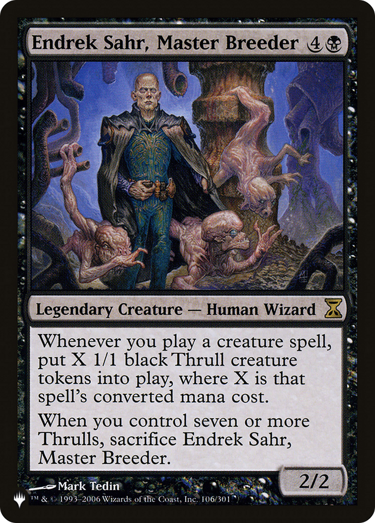 Endrek Sahr, Master Breeder [LIST 106/301]