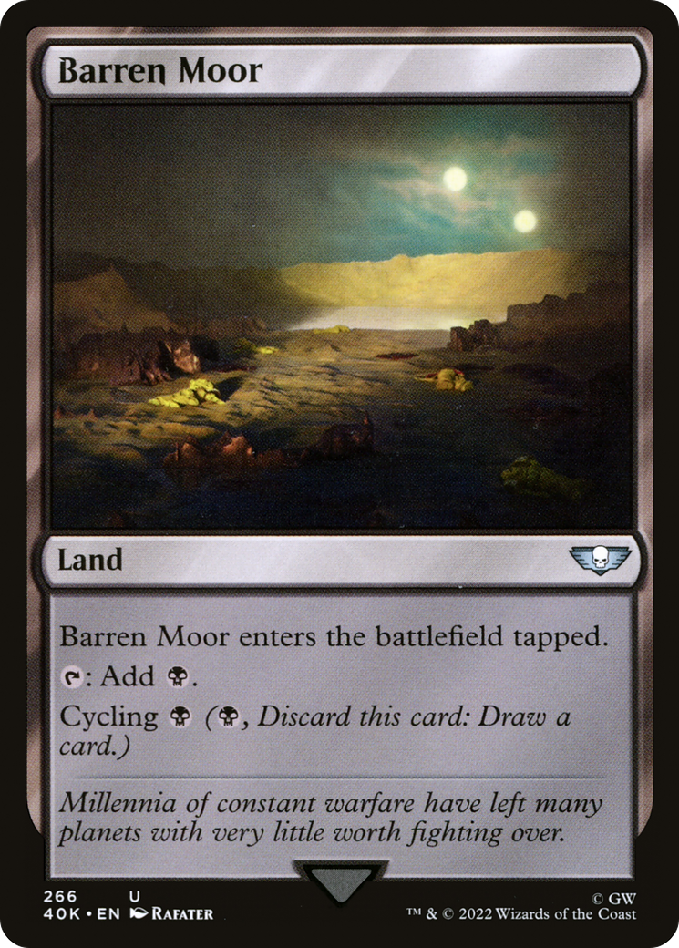 {C} Barren Moor [Universes Beyond: Warhammer 40,000][40K 266]