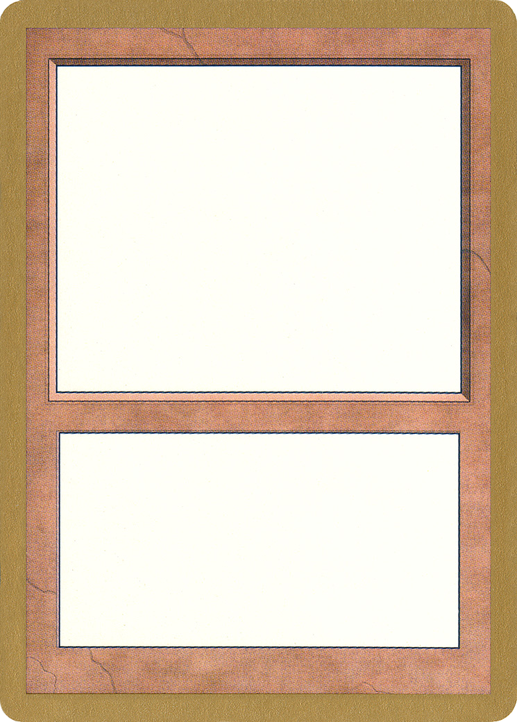 {R} 2000 World Championship Blank Card [World Championship Decks 2000][GB WC00 NULL]