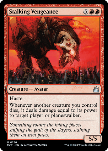 {R} Stalking Vengeance [Ravnica Remastered][RVR 126]