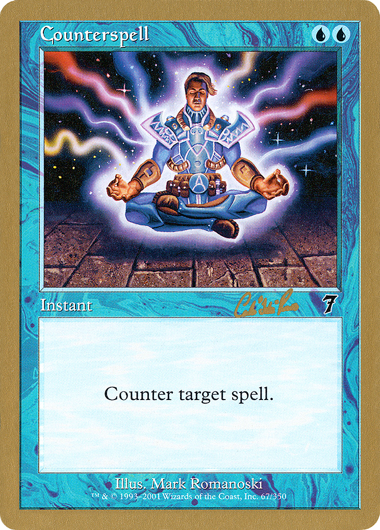 {C} Counterspell (Carlos Romao) [World Championship Decks 2002][GB WC02 CR67]