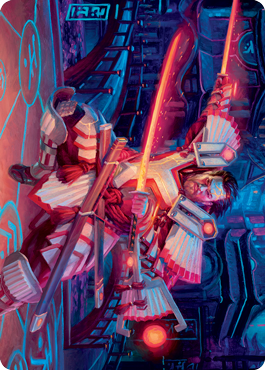 {A} Isshin, Two Heavens as One 1 Art Card [Kamigawa: Neon Dynasty Art Series][ANEO 014]