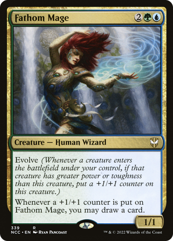 {R} Fathom Mage [Streets of New Capenna Commander][NCC 339]