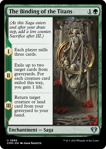 {C} The Binding of the Titans [Commander Masters][CMM 886]