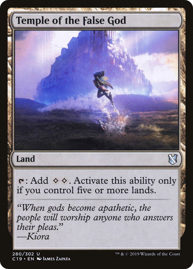 {C} Temple of the False God [Commander 2019][C19 280]