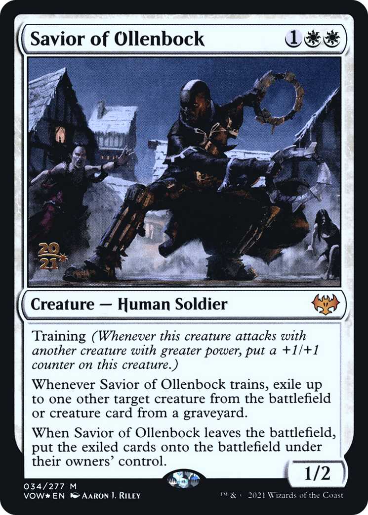 {R} Savior of Ollenbock [Innistrad: Crimson Vow Prerelease Promos][PR VOW 034]