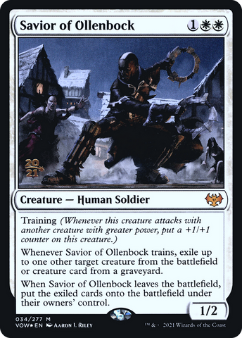 {R} Savior of Ollenbock [Innistrad: Crimson Vow Prerelease Promos][PR VOW 034]
