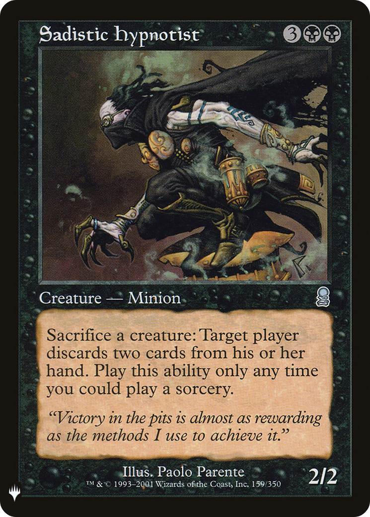 {C} Sadistic Hypnotist [Mystery Booster][LS ODY 159]