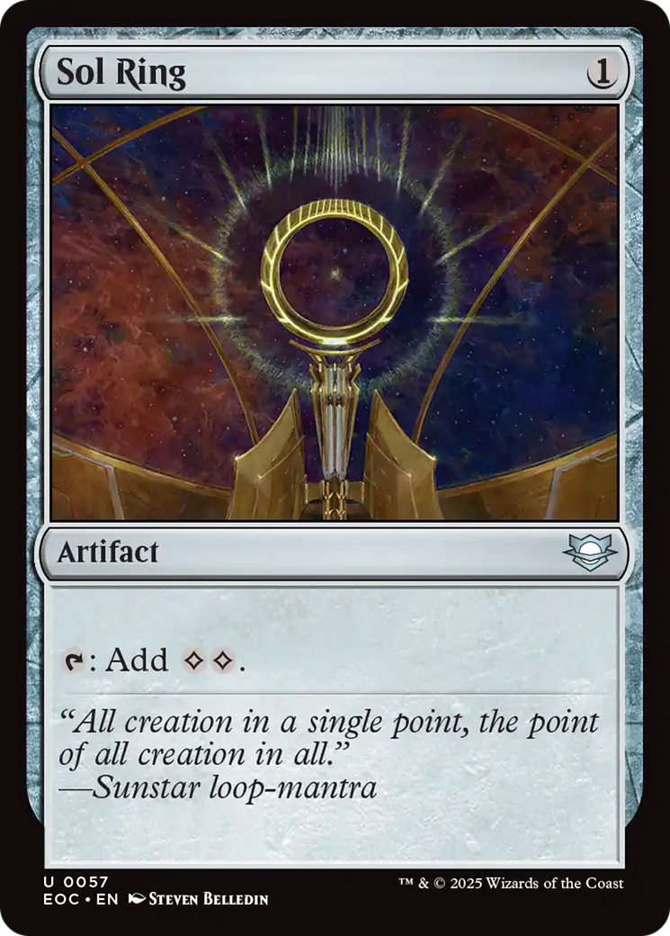 {C} Sol Ring [Edge of Eternities Commander][EOC 057]