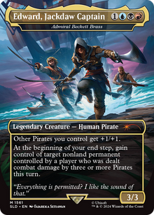 Admiral Beckett Brass [SLD-1561]  (Borderless) Foil