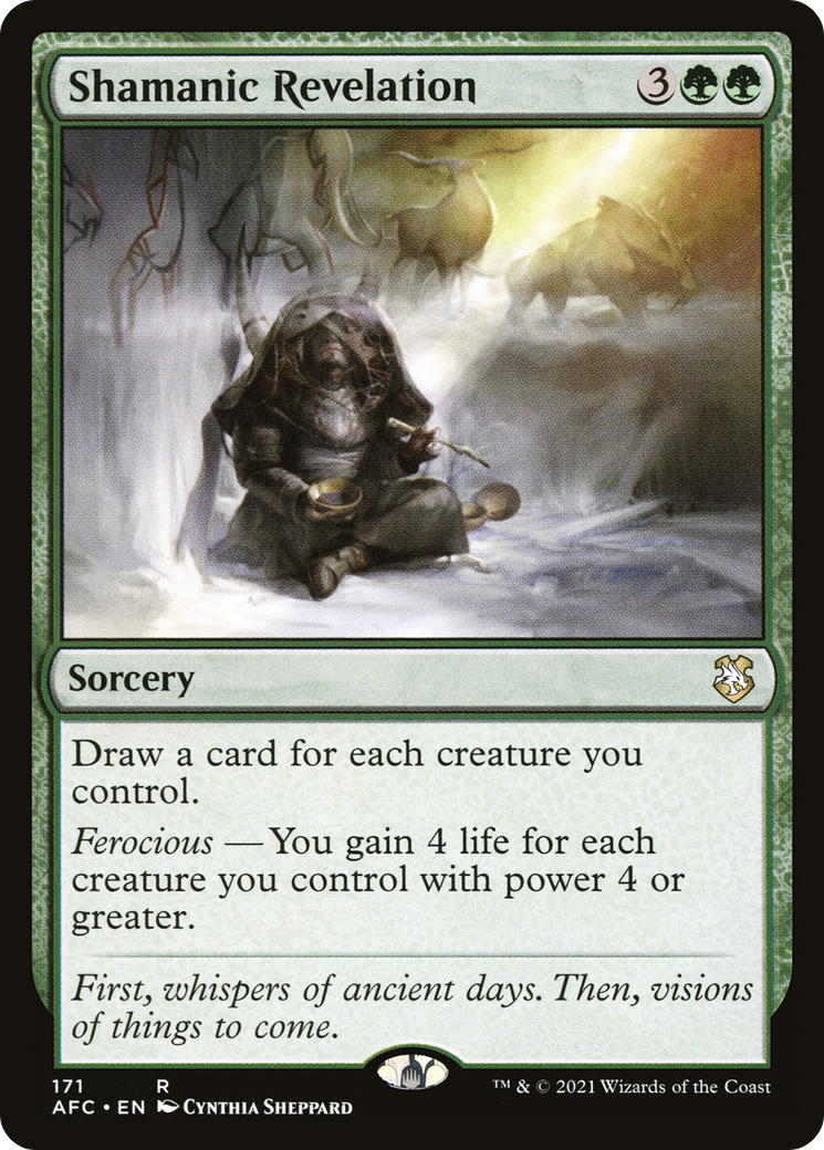 {R} Shamanic Revelation [Dungeons & Dragons: Adventures in the Forgotten Realms Commander][AFC 171]