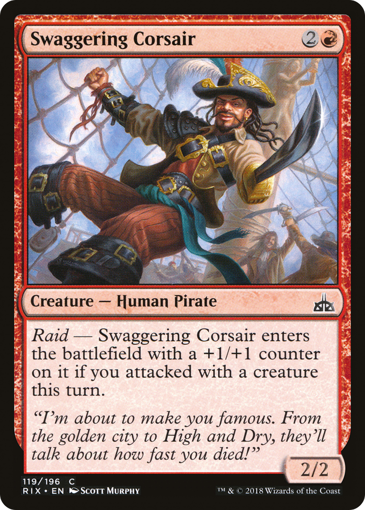 {C} Swaggering Corsair [Rivals of Ixalan][RIX 119] - Misty Mountain Games