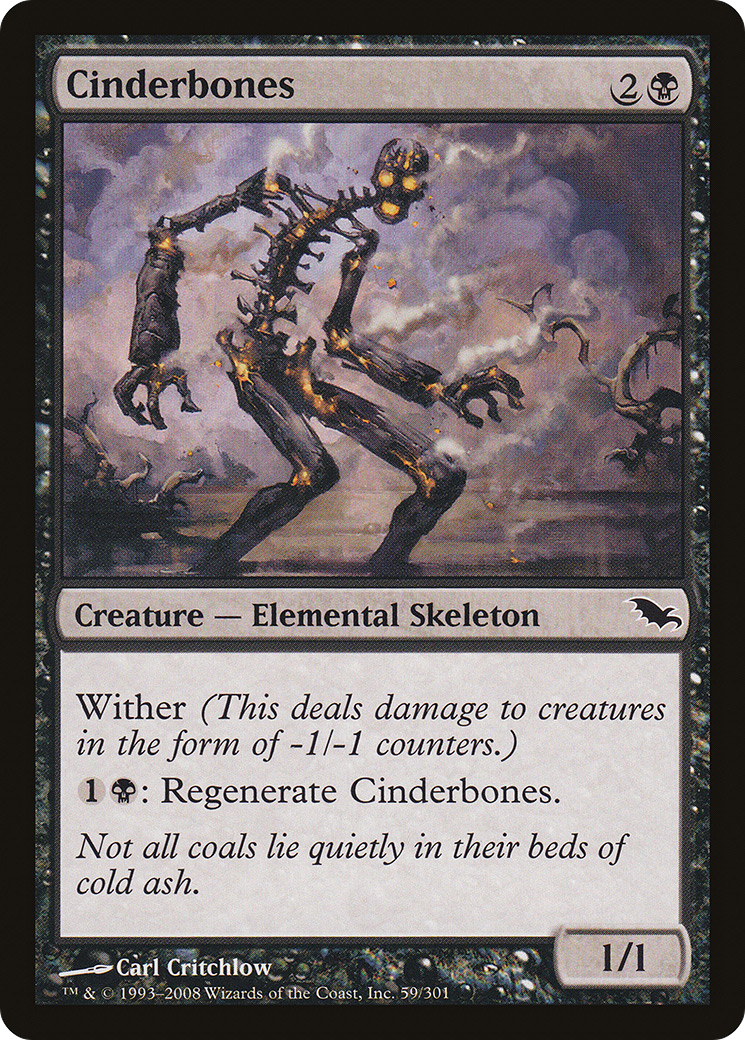 {C} Cinderbones [Shadowmoor][SHM 059]