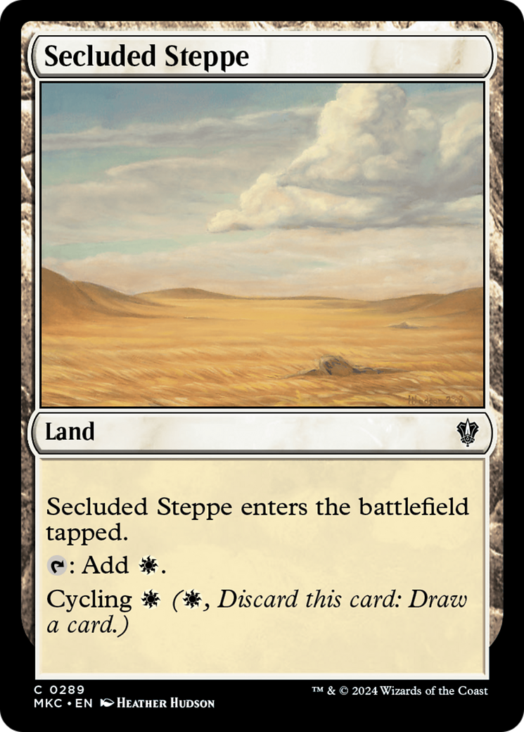 {C} Secluded Steppe [Murders at Karlov Manor Commander][MKC 289]