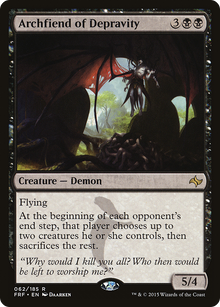 {R} Archfiend of Depravity [Fate Reforged][FRF 062]