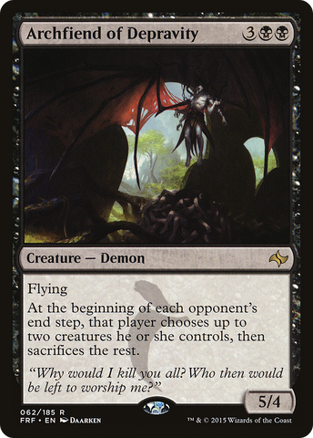 {R} Archfiend of Depravity [Fate Reforged][FRF 062]