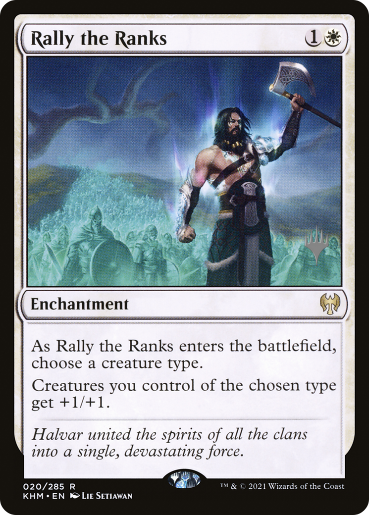 {R} Rally the Ranks (Promo Pack) [Kaldheim Promos][PP KHM 020]