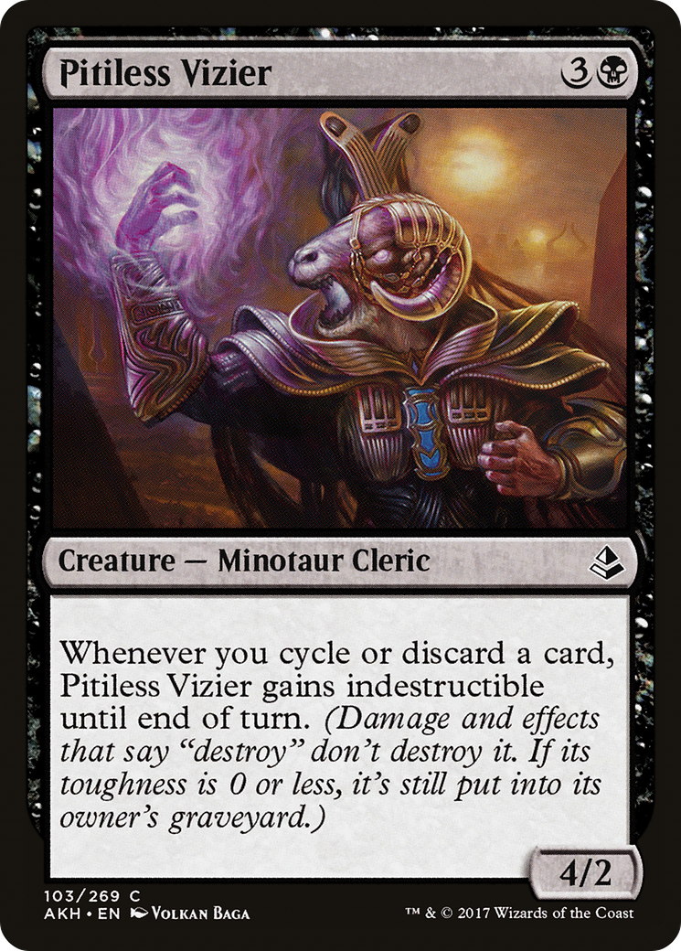 {C} Pitiless Vizier [Amonkhet][AKH 103] - Misty Mountain Games