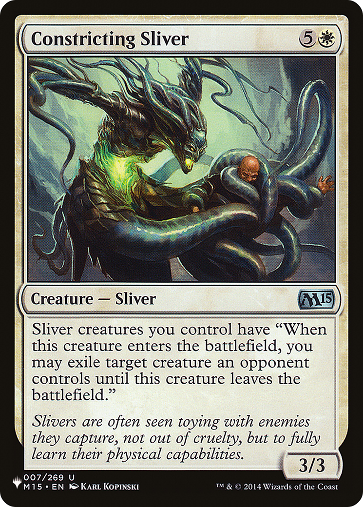 Constricting Sliver [LIST 007/269]