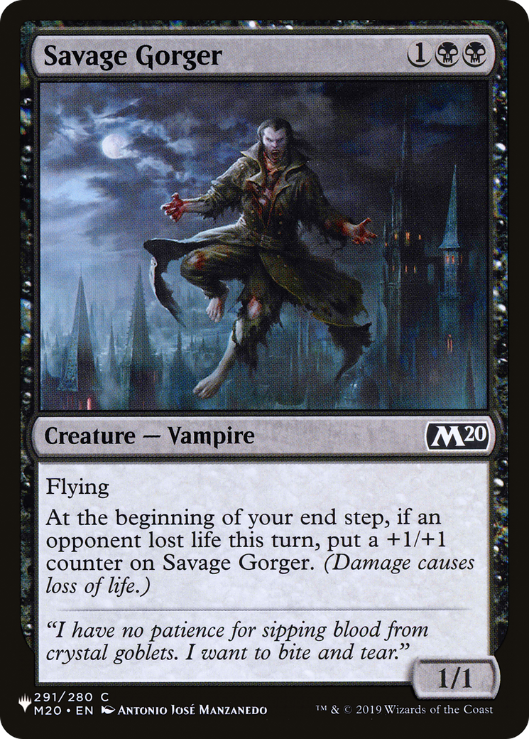 Savage Gorger [LIST 291/280]