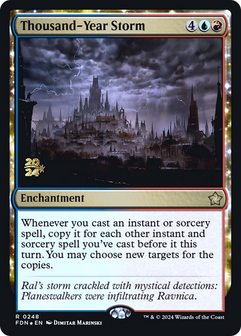 {@R} Thousand-Year Storm [Foundations Prerelease Promos][PR FDN 248]