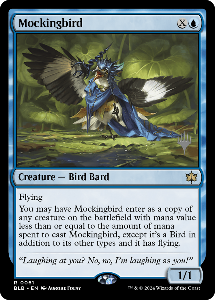 {@R} Mockingbird (Promo Pack) [Bloomburrow Promos][PP BLB 061]
