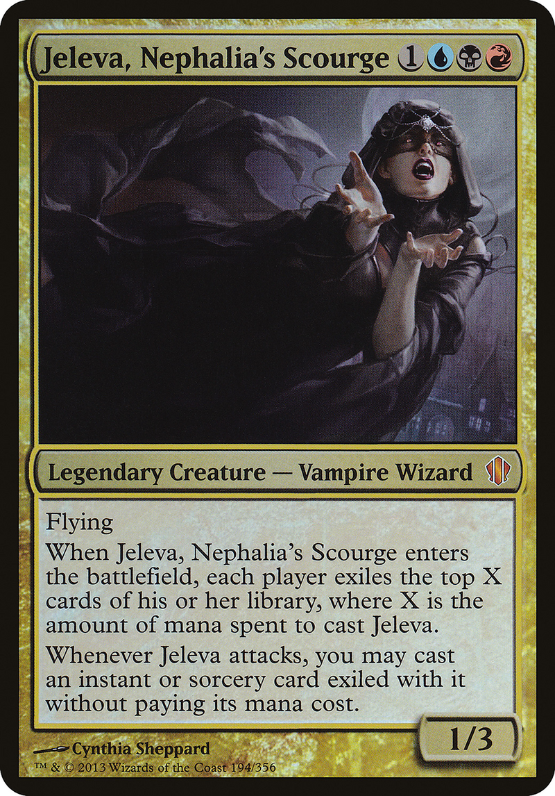 {O} Jeleva, Nephalia's Scourge (Oversized) [Commander 2013 Oversized][OVR C13 194]