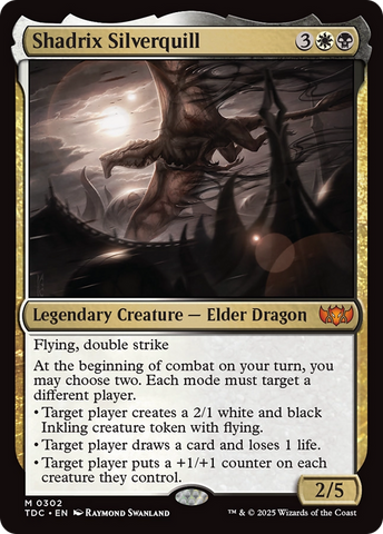 {C} Shadrix Silverquill [Tarkir: Dragonstorm Commander][TDC 302]
