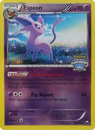 [PKM] Espeon (48/108) (National Championship Promo Staff) [Black & White: Dark Explorers]