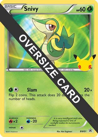 [PKM-R] Snivy (BW01) [First Partner Pack]