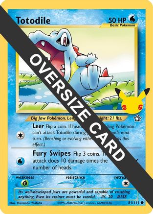 [PKM-R] Totodile (81/111) [First Partner Pack]