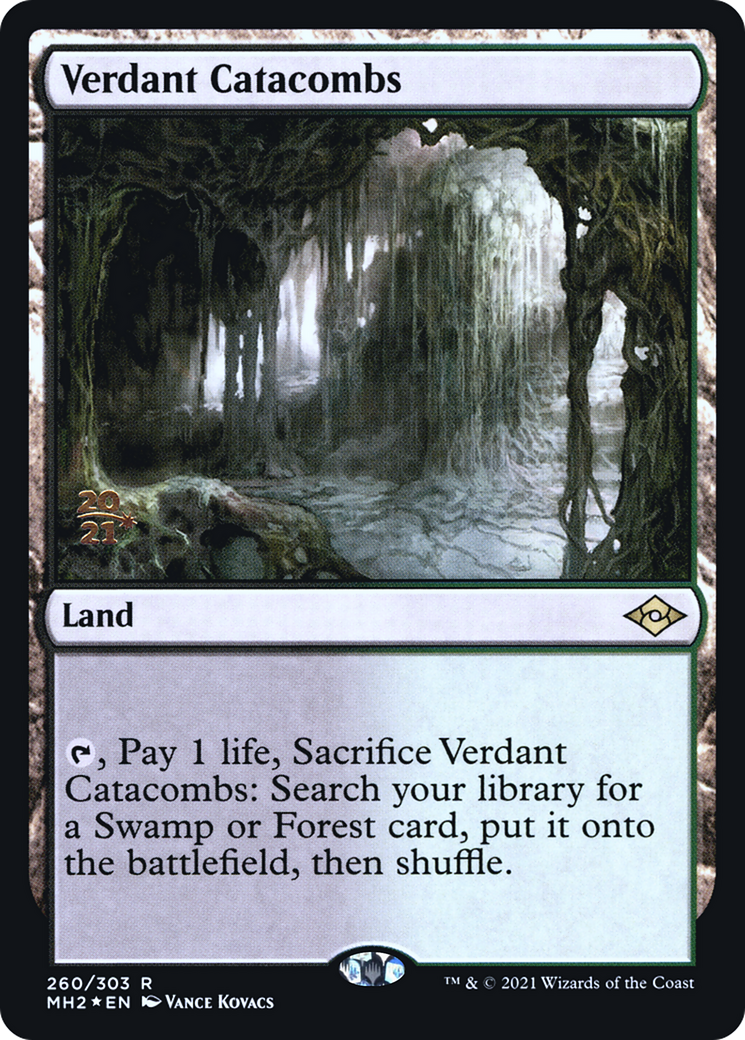 {R} Verdant Catacombs [Modern Horizons 2 Prerelease Promos][PR MH2 260]