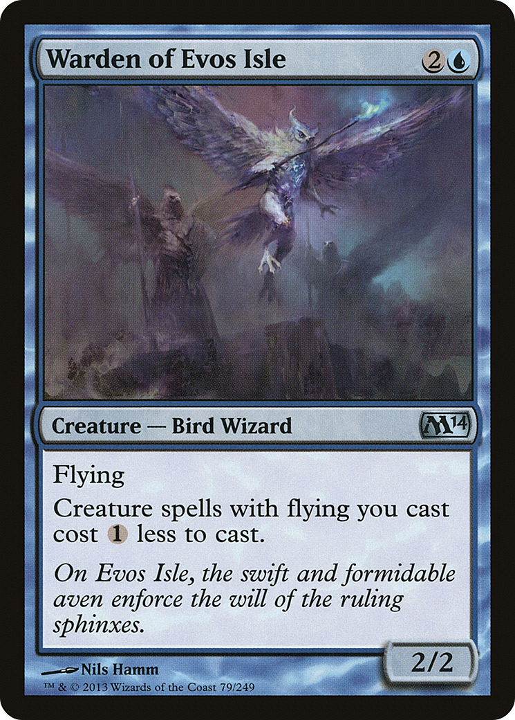 {C} Warden of Evos Isle [Magic 2014][M14 079]