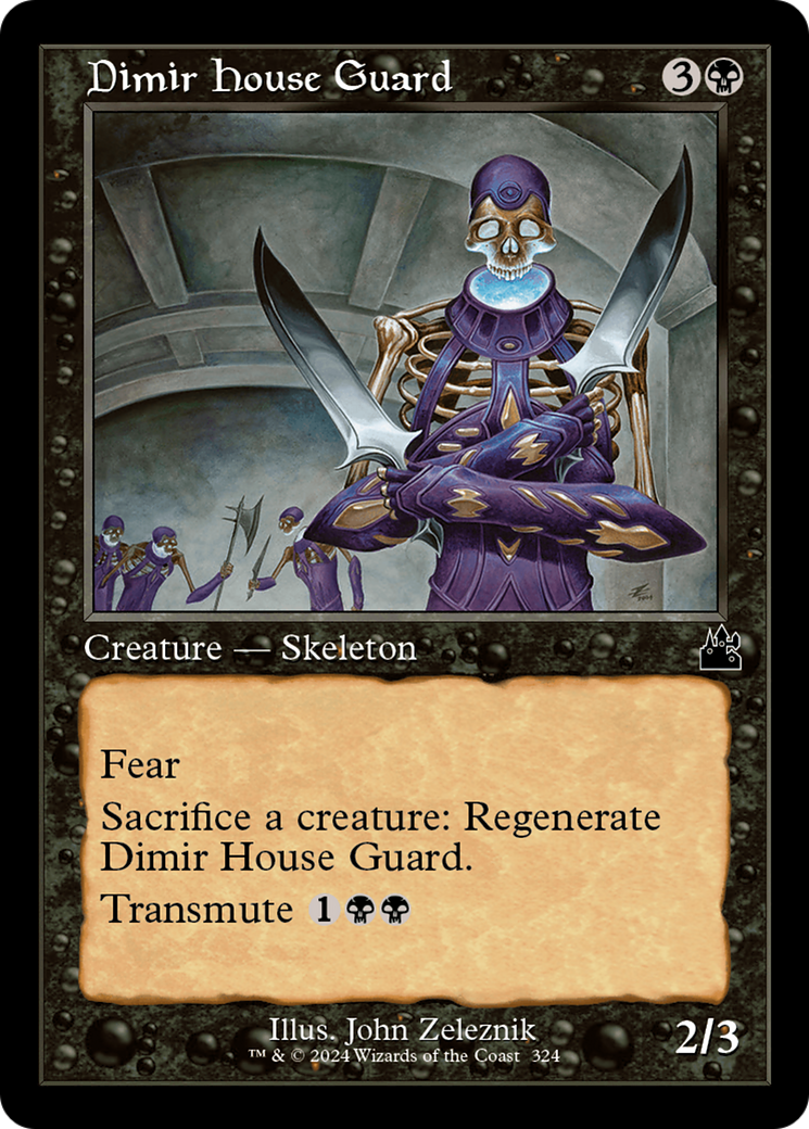 {C} Dimir House Guard (Retro Frame) [Ravnica Remastered][RVR 324]