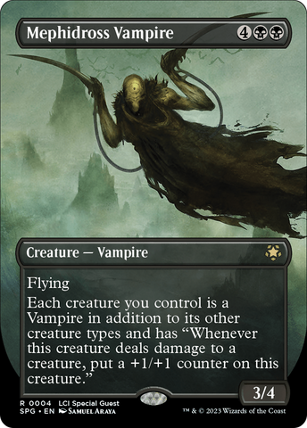 {R} Mephidross Vampire (Borderless) [The Lost Caverns of Ixalan Special Guests][SPG 004]