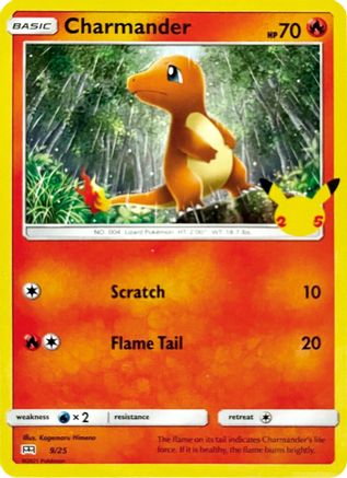 [PKM-R] Charmander (9/25) [McDonald's 25th Anniversary]