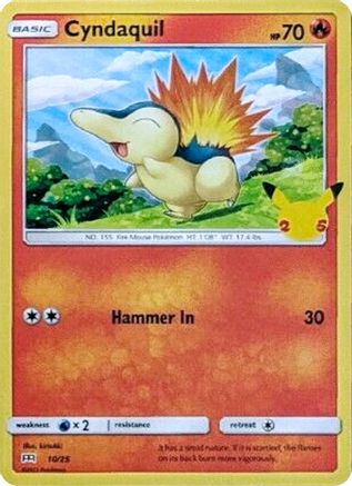 [PKM-R] Cyndaquil (10/25) [McDonald's 25th Anniversary]
