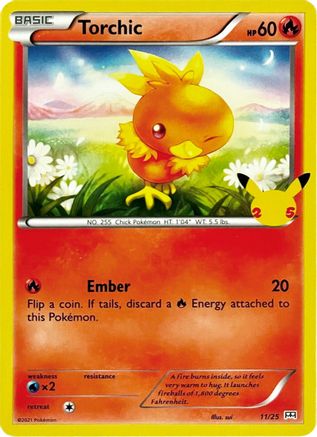 [PKM] Torchic (11/25) [McDonald's 25th Anniversary]