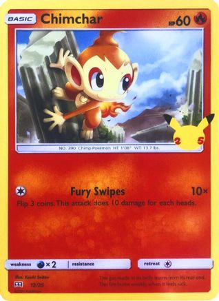 [PKM] Chimchar (12/25) [McDonald's 25th Anniversary]