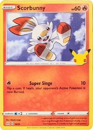 [PKM] Scorbunny (16/25) [McDonald's 25th Anniversary]