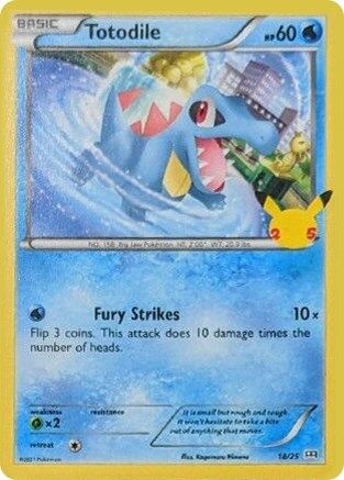 [PKM] Totodile (18/25) [McDonald's 25th Anniversary]