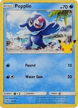 [PKM] Popplio (23/25) [McDonald's 25th Anniversary]