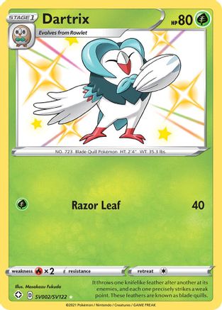 [PKM-R] Dartrix (SV002/SV122) [Sword & Shield: Shining Fates]