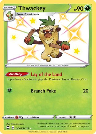 [PKM] Thwackey (SV005/SV122) [Sword & Shield: Shining Fates]