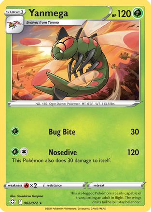 [PKM] Yanmega (002/072) [Sword & Shield: Shining Fates]