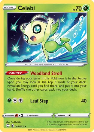 [PKM-R] Celebi (003/072) [Sword & Shield: Shining Fates]