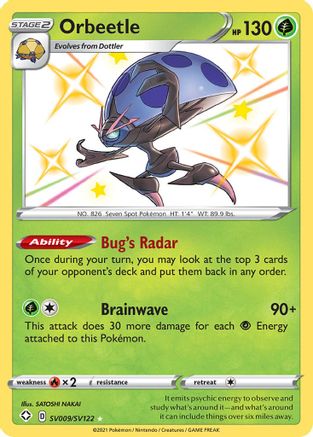 [PKM] Orbeetle (SV009/SV122) [Sword & Shield: Shining Fates]