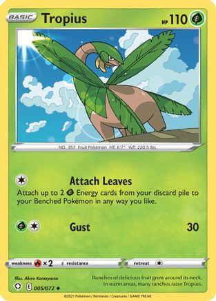 [PKM] Tropius (005/072) [Sword & Shield: Shining Fates]